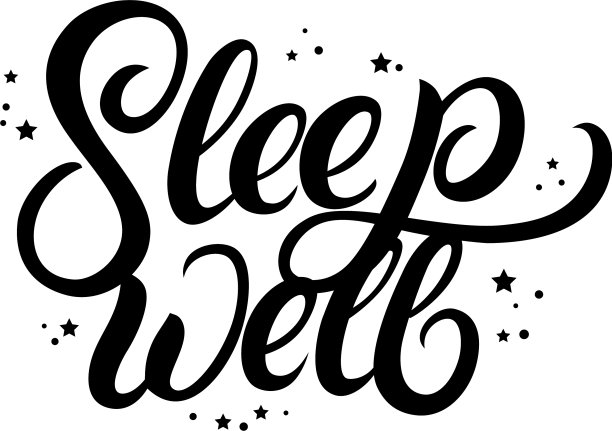 睡得好，用星星手写字母图片下载