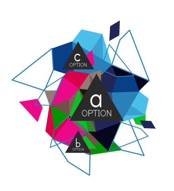 三角信息图设计布局图片下载