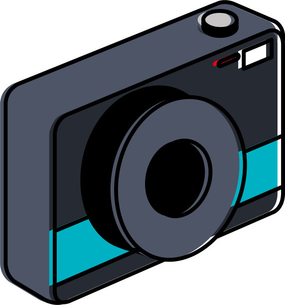 相机孤立图标图片下载