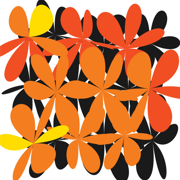 抽象异想天开的花背景图片下载