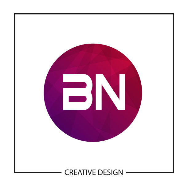 字母BN标志模板设计图片下载
