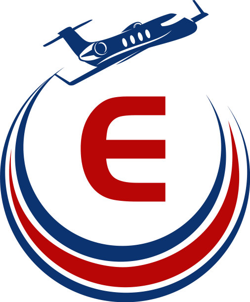 飞机E字logo图片下载
