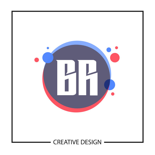 BR字母logo模板设计图片下载