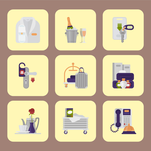 酒店员工个人专业服务图片下载