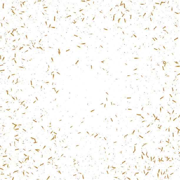 金色丝带纸屑图片下载