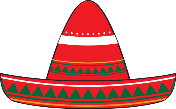 传统的墨西哥帽子图片下载
