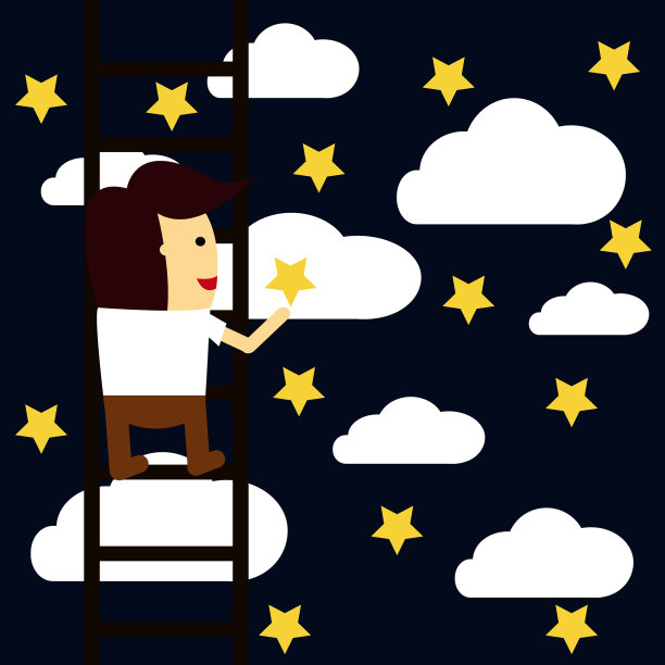 触及明星商人的经营理念图片下载