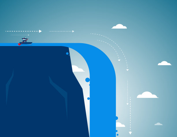 商人划船跌倒图片下载