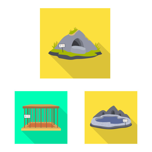 Safari和动物标志集图片下载