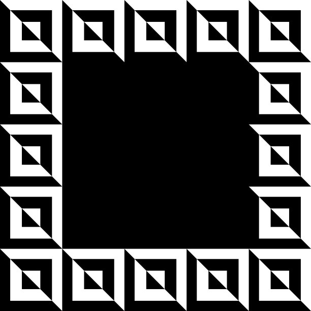 正方形格式的几何图片相框图片下载