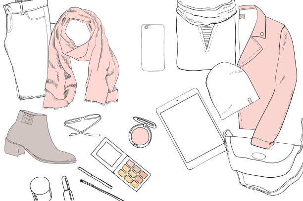 手绘涂鸦平铺图片下载