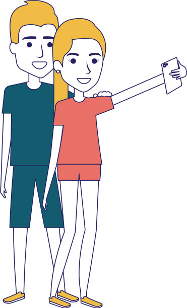 情侣自拍图片下载