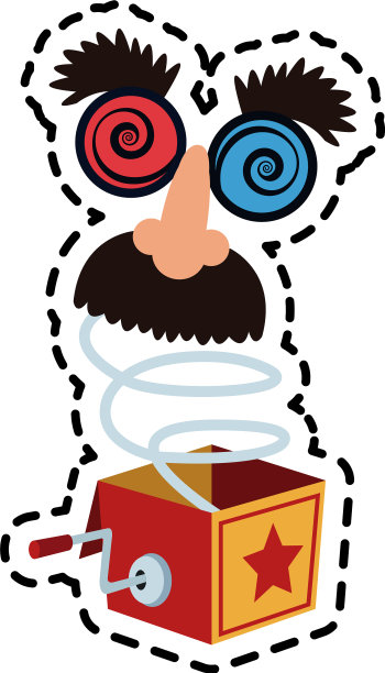 杰克在盒子里的玩具图标形象图片下载