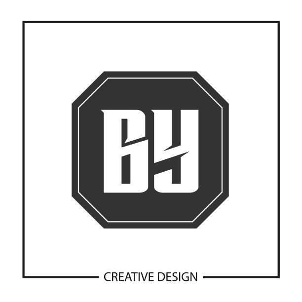 首字母BY Logo模板设计图片下载