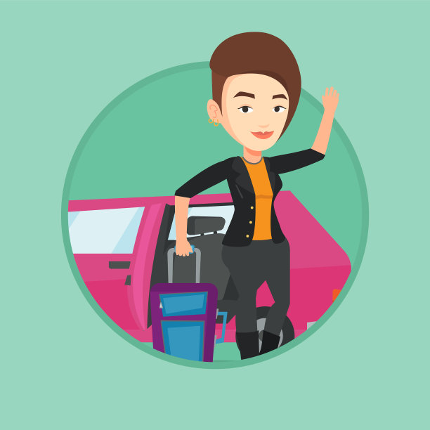 一个开车的白人女人图片下载