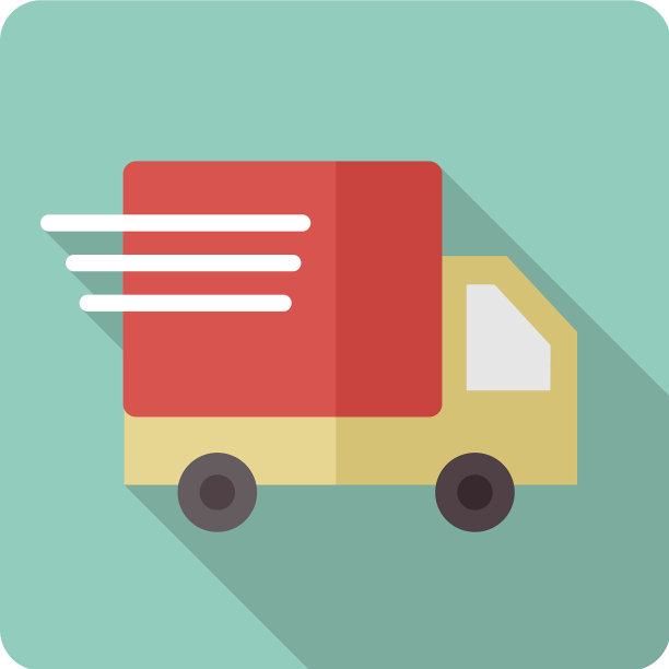 快运货车平面图标图片下载