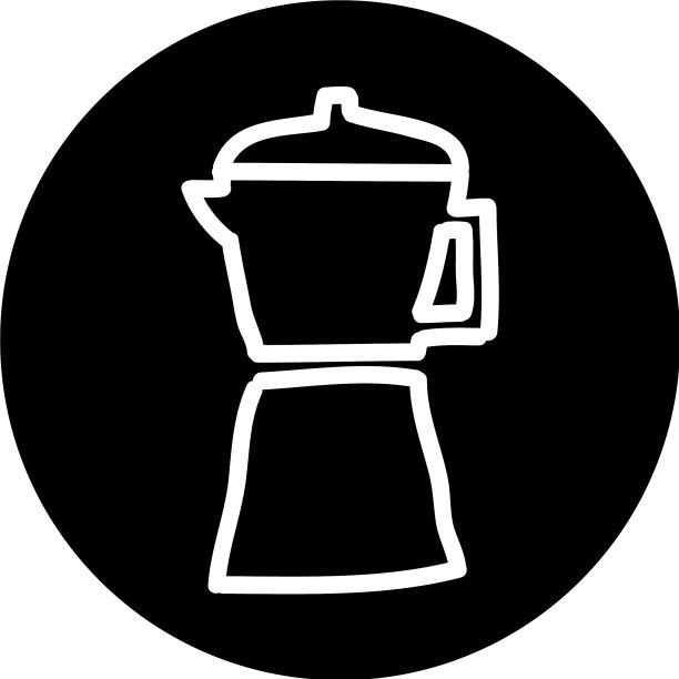 水壶剪影孤立的图标图片下载