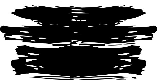 墨水笔触粗污手绘图片下载