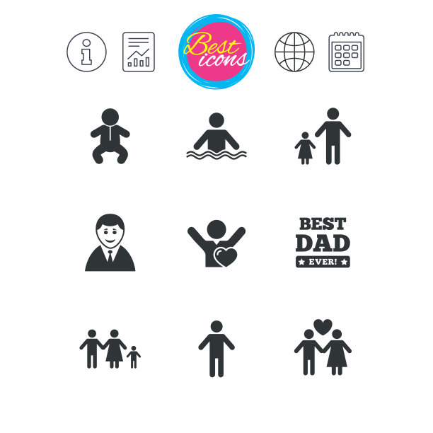 人们家庭标志游泳池标志图片下载