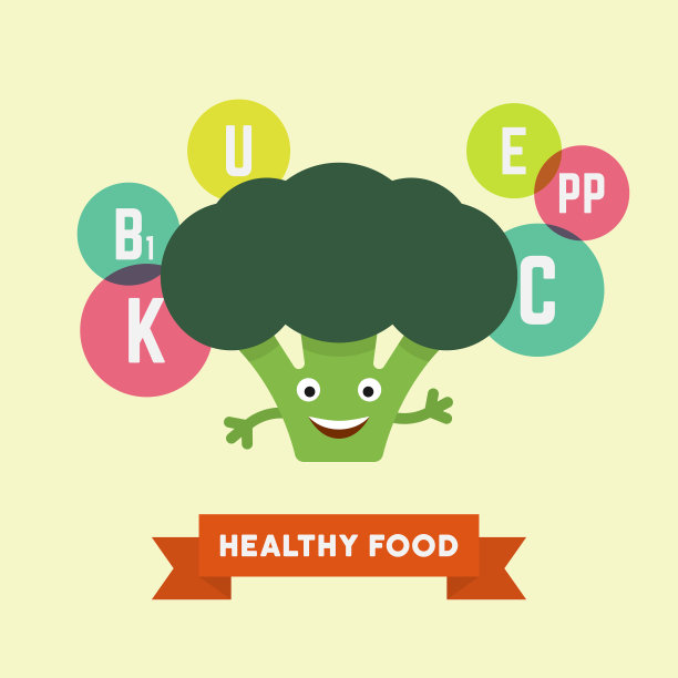 搞笑卡通微笑花椰菜图片下载