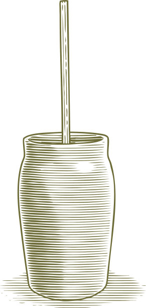 木刻奶油搅拌器图片下载