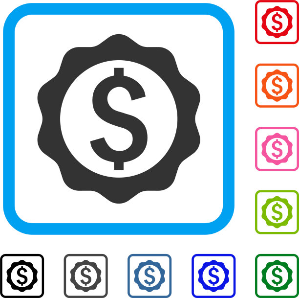 银行印章邮票框图标图片下载