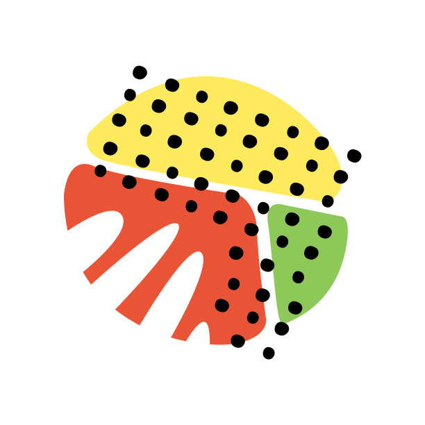 色彩缤纷的抽象几何纹理新潮图片下载