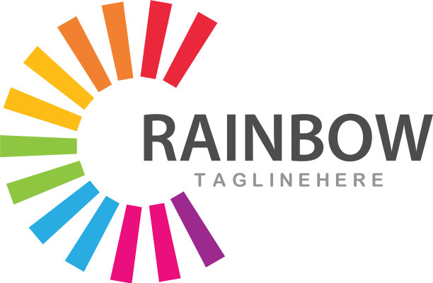 彩虹标志图片下载