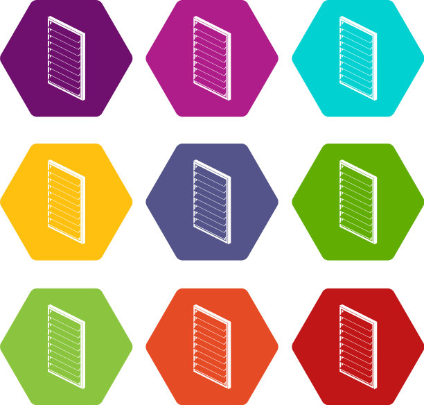 矩形窗口框架图标设置9图片下载