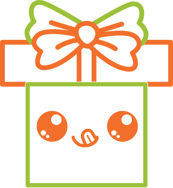 孤立的礼品设计图片下载