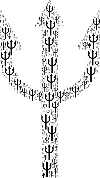 三叉戟叉图标图图片下载