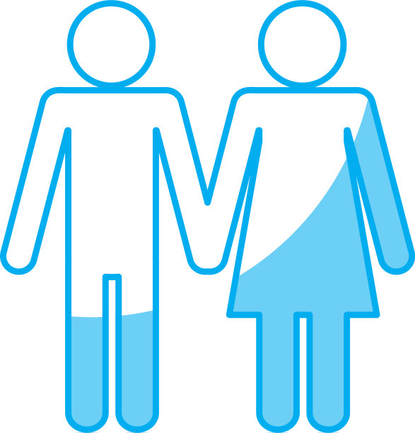 象形图夫妇设计图片下载