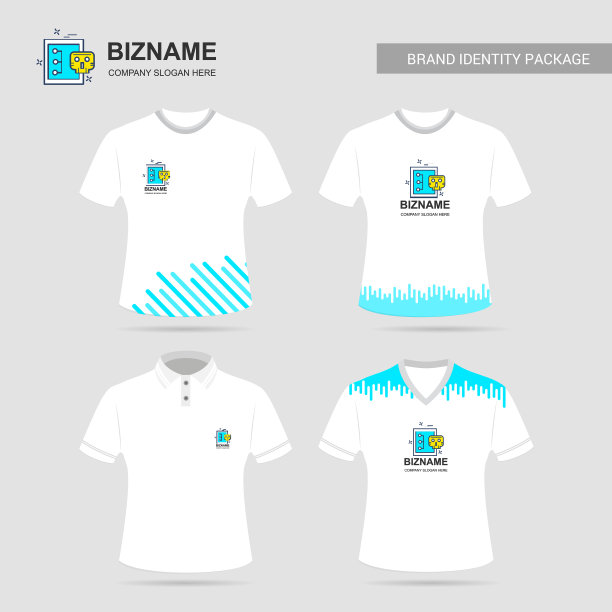 公司设计t恤配logo和设计图片下载