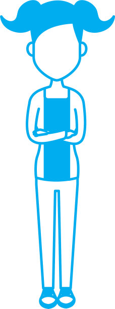 年轻女子卡通图片下载