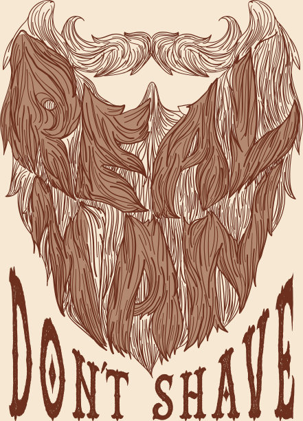 真正的男人不刮胡子图片下载