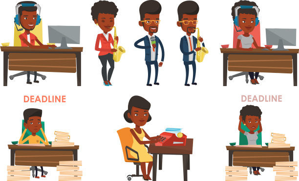 一组媒体人物角色图片下载