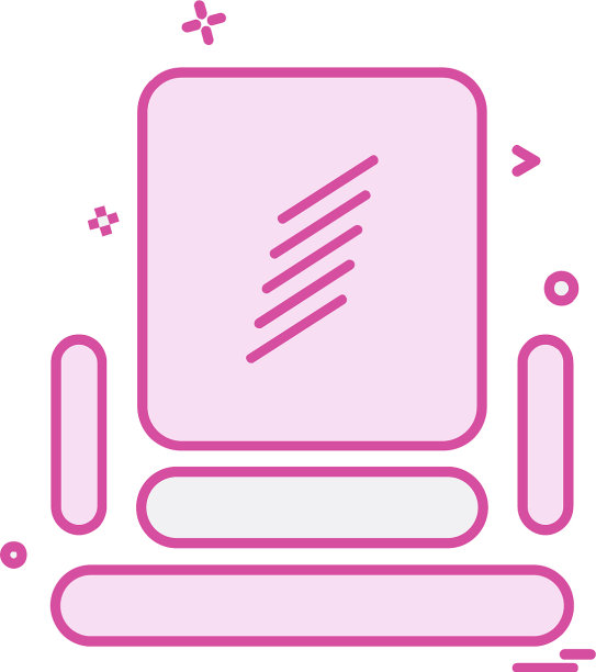 椅子上的图标设计图片下载