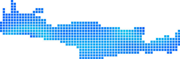 蓝色的克里特岛地图图片下载
