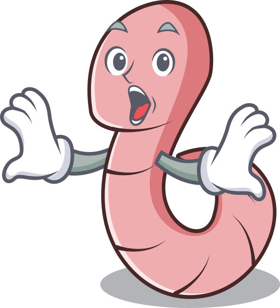 惊喜虫吉祥物卡通风格图片下载