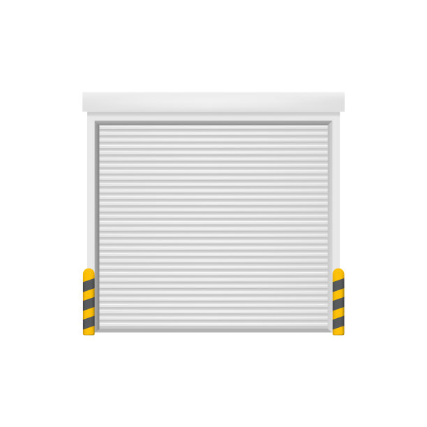 逼真的详细3d模板空白白辊图片下载