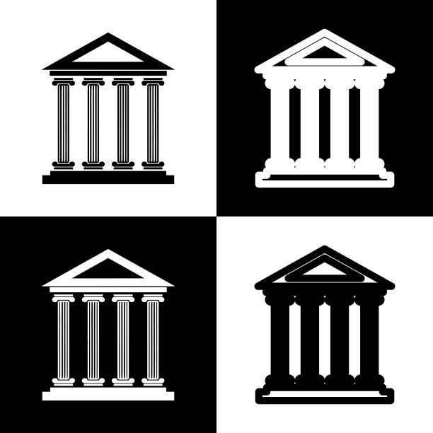 黑色历史建筑图片下载