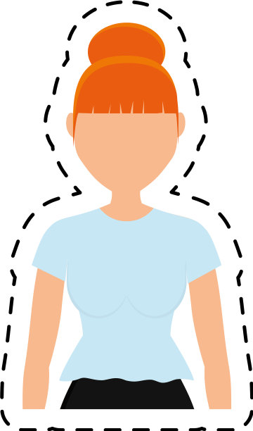 女人卡通图标图片下载