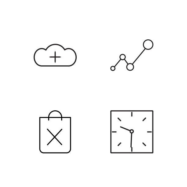 业务简单概述图标集图片下载