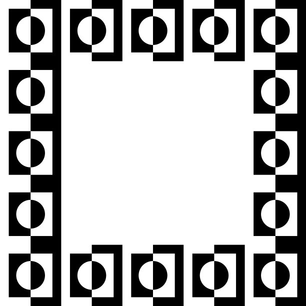 正方形格式的几何图片相框图片下载