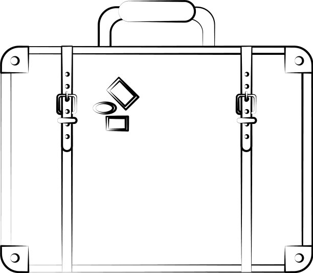 旅行手提箱象征图片下载