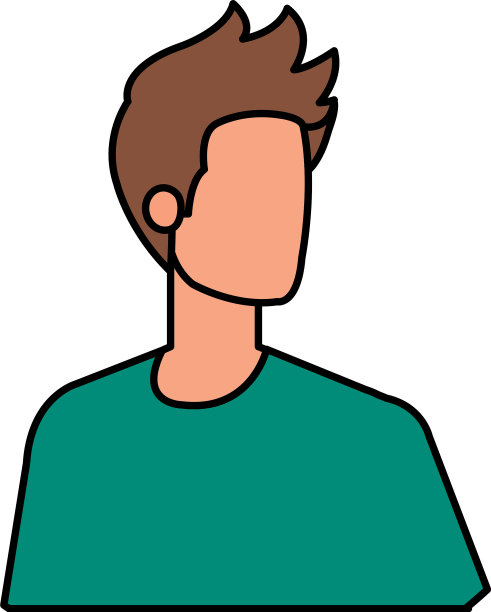 年轻而随意的男人性格图片下载