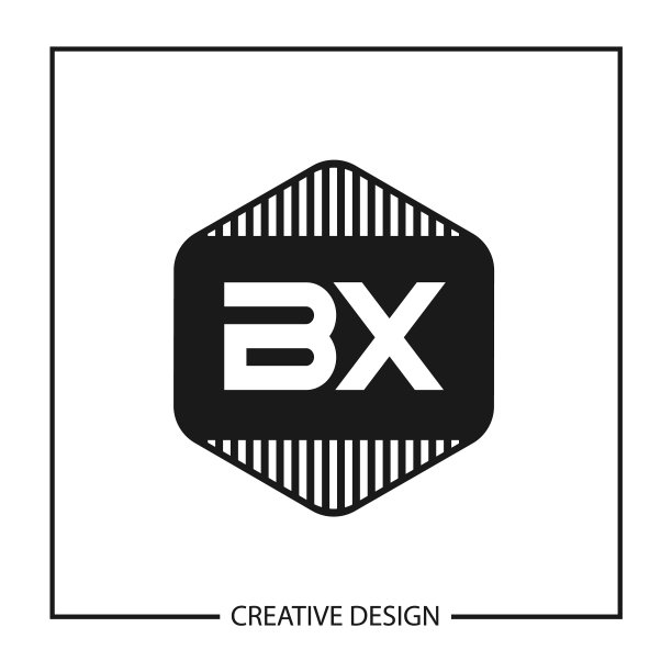 字母BX Logo模板设计图片下载