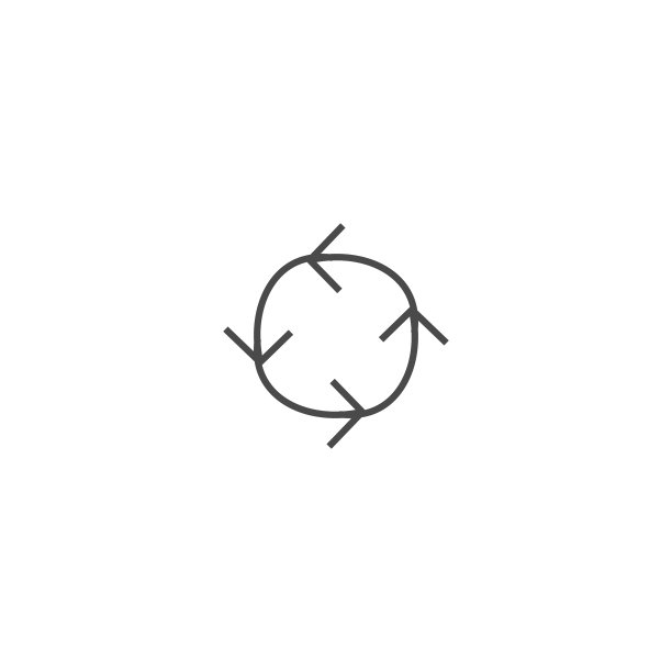 可回收生态细线图标图片下载