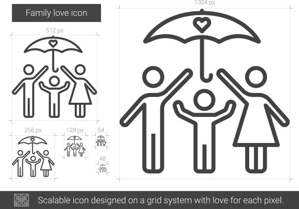 亲情线图标图片下载