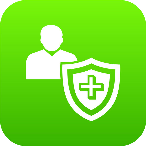 病人保护图标绿色图片下载
